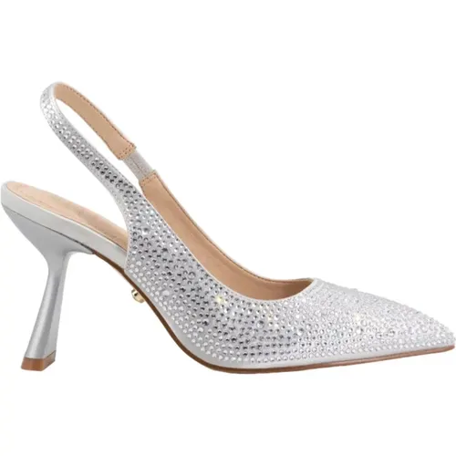 Kristall High Heels Slingback Schuhe , Damen, Größe: 40 EU - Twentyfour - Modalova