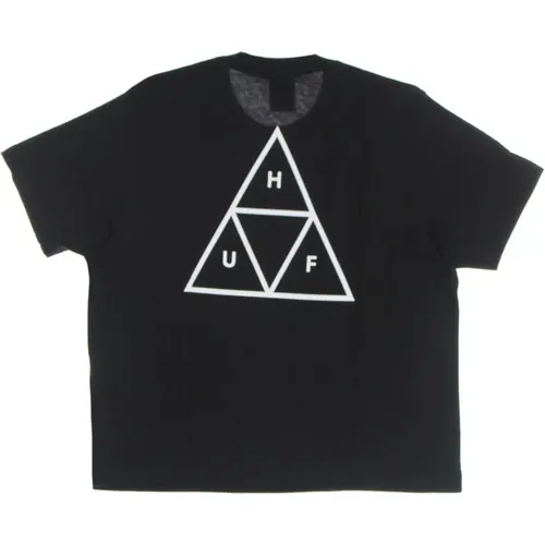 Entspanntes T-Shirt mit Triple Triangle Design , Damen, Größe: M - HUF - Modalova