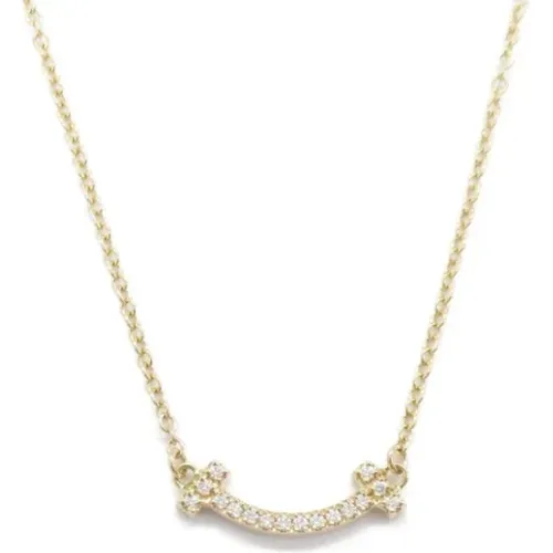 Pre-owned Gold necklaces , female, Sizes: ONE SIZE - Tiffany & Co. Pre-owned - Modalova