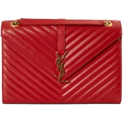 Pre-owned Leather shoulder-bags , female, Sizes: ONE SIZE - Yves Saint Laurent Vintage - Modalova