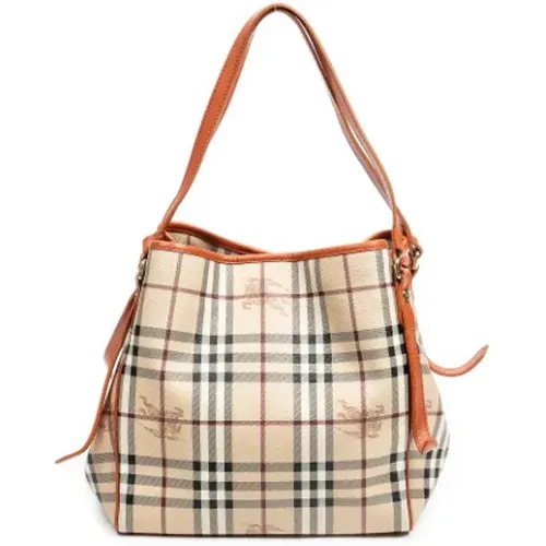 Pre-owned Coated canvas totes , female, Sizes: ONE SIZE - Burberry Vintage - Modalova