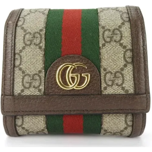 Pre-owned Canvas portemonnaies - Gucci Vintage - Modalova