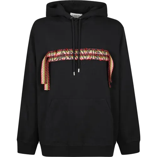 Oversized Hoodie mit Spitze , Herren, Größe: L - Lanvin - Modalova