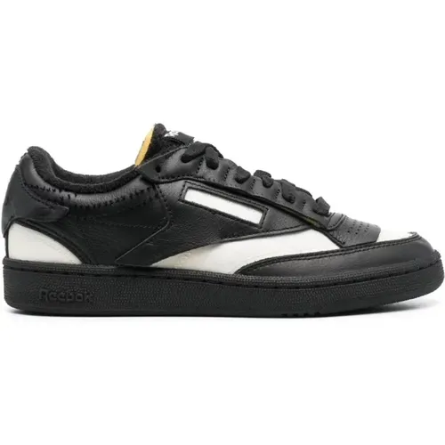 Schwarze Leder Freizeit Sneakers Frauen , Damen, Größe: 36 1/2 EU - Maison Margiela - Modalova