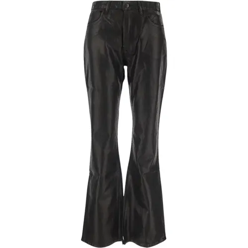 Schwarze Glänzende Farrah Jeans , Damen, Größe: W27 - 3X1 - Modalova