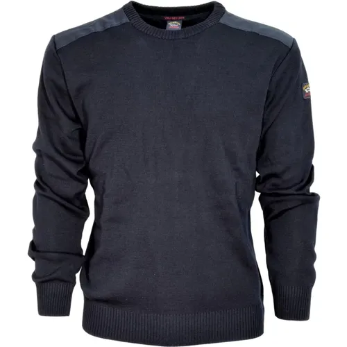 Round neck knitwear , male, Sizes: XS, 5XL, 3XL, 6XL, 2XL, 4XL, S, XL, L - PAUL & SHARK - Modalova