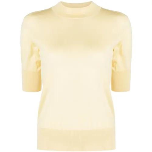 Short sleeve sweater , female, Sizes: XS, M - Jil Sander - Modalova