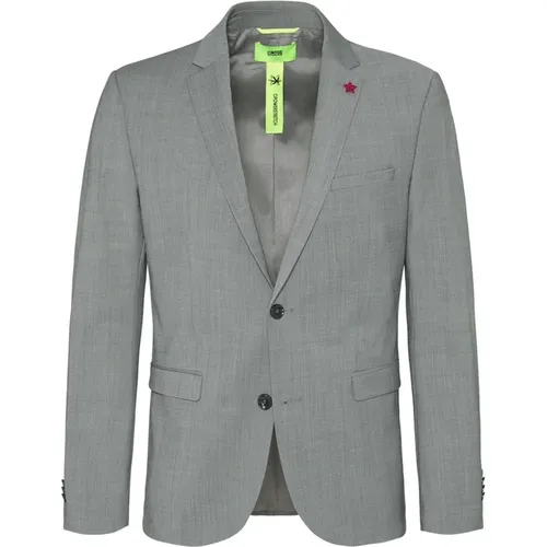Stylish Slim-Fit Powerstretch 2-Button Blazer , male, Sizes: L - CINQUE - Modalova