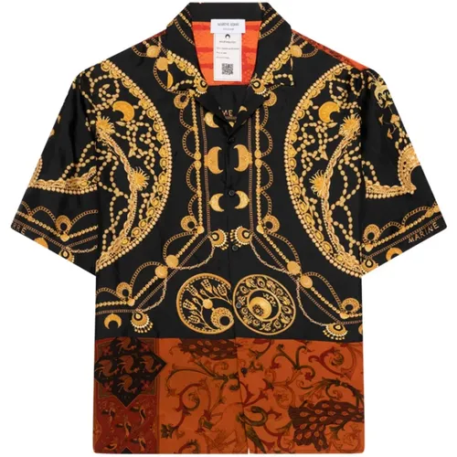 Regenerated Silk Ornament Jewelry Bowling Shirt Ornament Jewelry , male, Sizes: XS - Marine Serre - Modalova