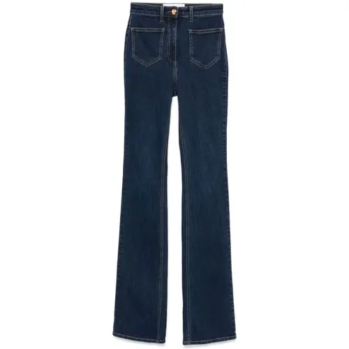 Indigo Bootcut Jeans - Elisabetta Franchi - Modalova