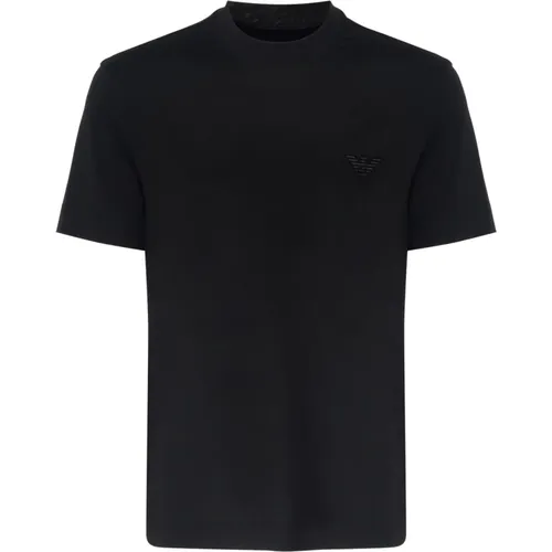 Schwarzes T-Shirt 6D1Tr3-0036 , Herren, Größe: XL - Emporio Armani - Modalova