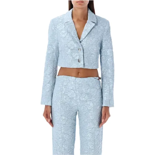Women Clothing Jackets Coats Sky Aw23 , female, Sizes: L - Ganni - Modalova