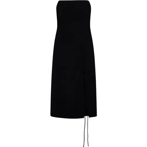 Lace-Up Strapless Dress , female, Sizes: M, S, L - Filippa K - Modalova