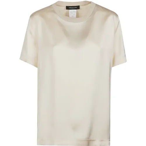 Casual Cotton T-Shirt , female, Sizes: S, XS - Fabiana Filippi - Modalova