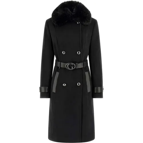 Amelia Double Breast Belt Coat , Damen, Größe: XS - Guess - Modalova