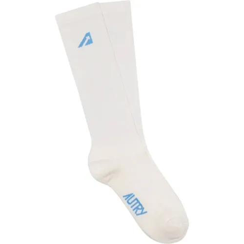 Italienische Baumwollmischung Socken , unisex, Größe: M - Autry - Modalova