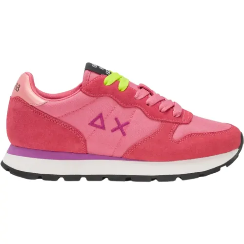 Fuchsia Running Sneaker Ally , female, Sizes: 4 UK, 5 UK, 3 UK, 7 UK, 6 UK - Sun68 - Modalova