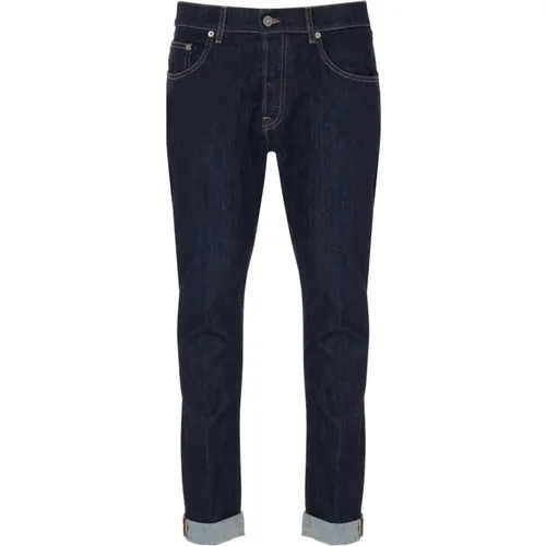 Icon Slim-Fit Jeans , Herren, Größe: W35 - Dondup - Modalova