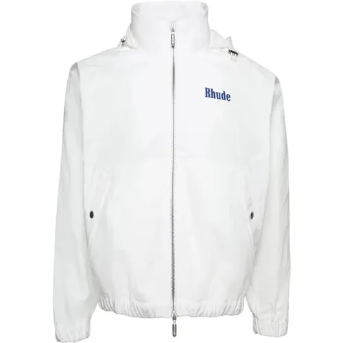 Sporty Jacket with Logo Print , male, Sizes: L - Rhude - Modalova