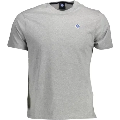 Short Sleeve Logo Tee Grey , male, Sizes: 2XL, XL - North Sails - Modalova