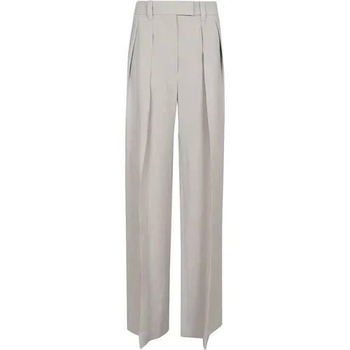 Women's Clothing Trousers Grey Ss24 , female, Sizes: 2XS - BRUNELLO CUCINELLI - Modalova