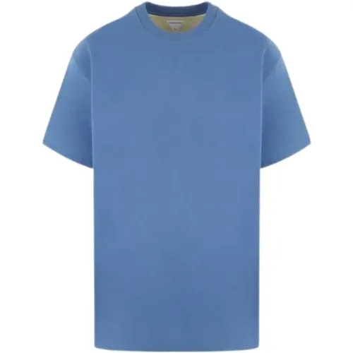 Oversize Cotton T-shirt with Round Neck , male, Sizes: S - Bottega Veneta - Modalova