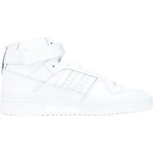 Forum Mid Weiße Sneakers Herren , Herren, Größe: 42 2/3 EU - adidas Originals - Modalova