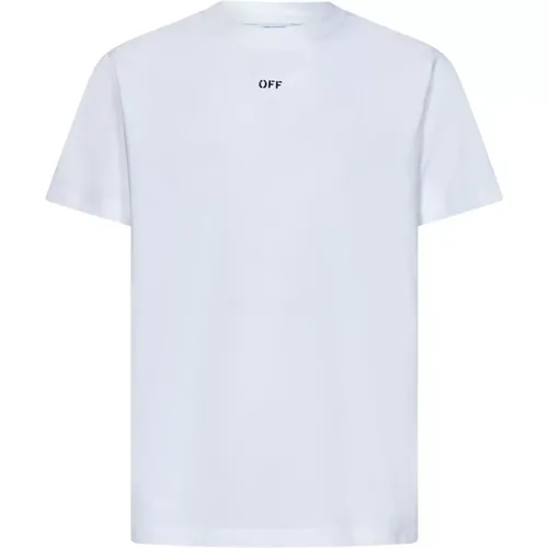 Off , T-Shirts , Herren, Größe: XL - Off White - Modalova