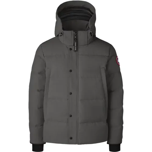 Wyndham Parka in Grey , male, Sizes: XL, M - Canada Goose - Modalova