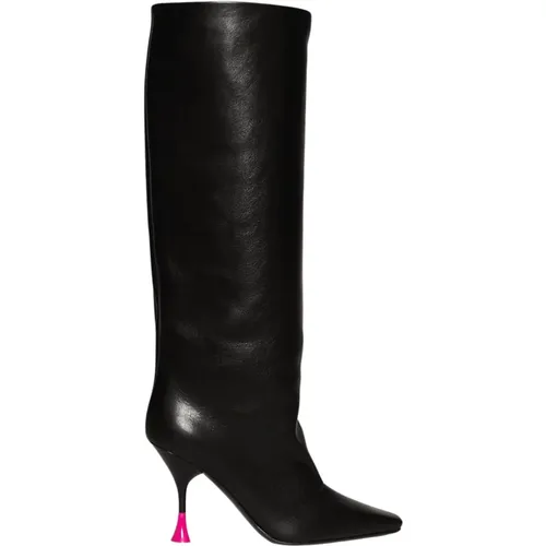 Leather Agata Boot , female, Sizes: 7 UK, 6 UK, 4 1/2 UK, 5 1/2 UK, 3 UK - 3Juin - Modalova