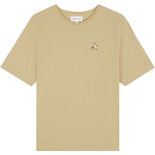 T-Shirt , female, Sizes: L, M - Maison Kitsuné - Modalova