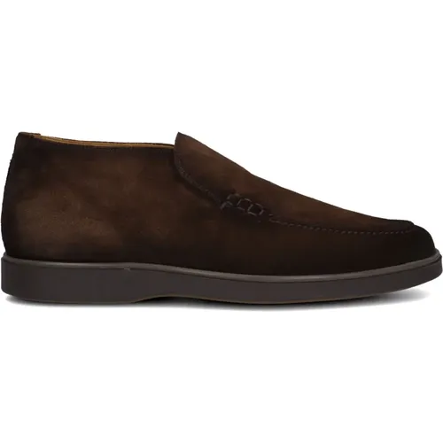 Braune Slip-On Schuhe 25810 - Magnanni - Modalova