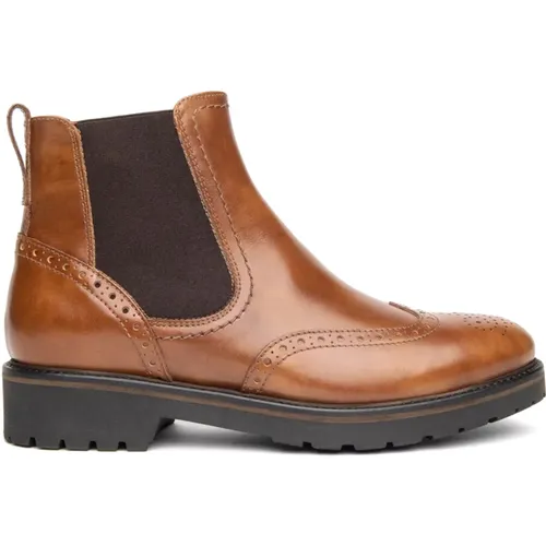 Italian Leather Boots , female, Sizes: 4 UK, 7 UK, 3 UK, 5 UK, 2 UK, 6 UK - Nerogiardini - Modalova