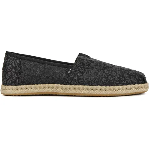 Espadrilles , female, Sizes: 3 UK - TOMS - Modalova