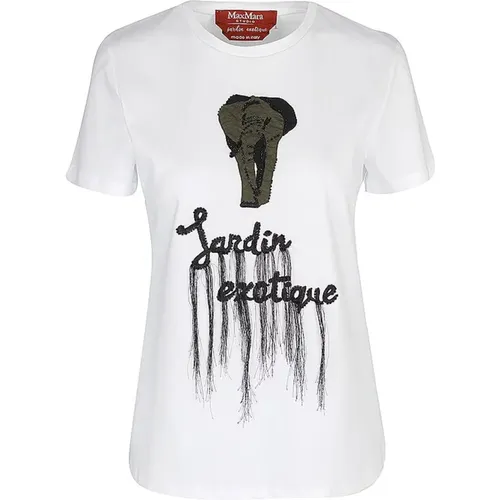 Stylish T-Shirt for Women , female, Sizes: M, S - Max Mara Studio - Modalova
