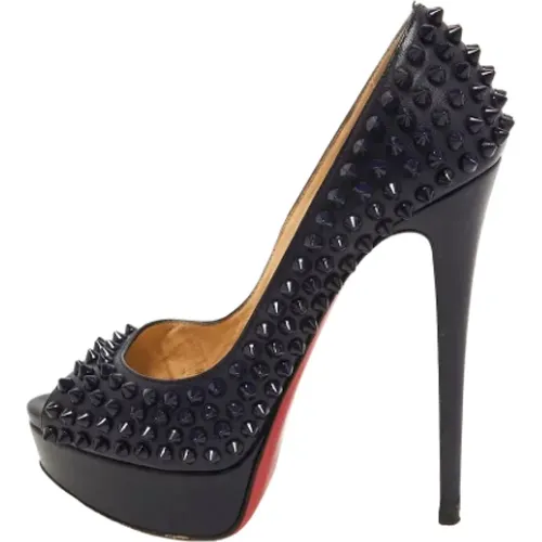 Pre-owned Leather heels , female, Sizes: 3 UK - Christian Louboutin Pre-owned - Modalova