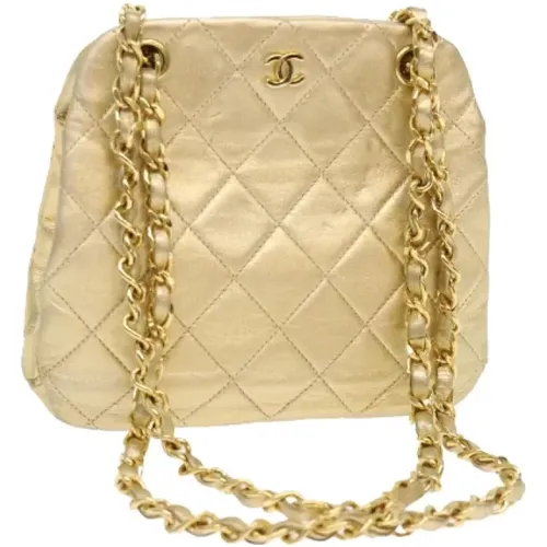 Pre-owned Leather chanel-bags , female, Sizes: ONE SIZE - Chanel Vintage - Modalova