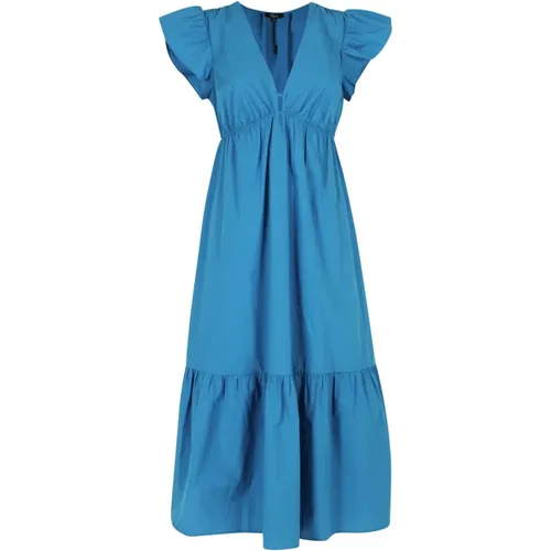 Empire Waist Flare Sleeve Dress , female, Sizes: L, M, S - Rails - Modalova