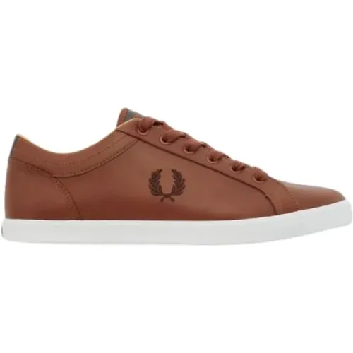 Baseline Leather Tennis Shoes , male, Sizes: 7 UK - Fred Perry - Modalova
