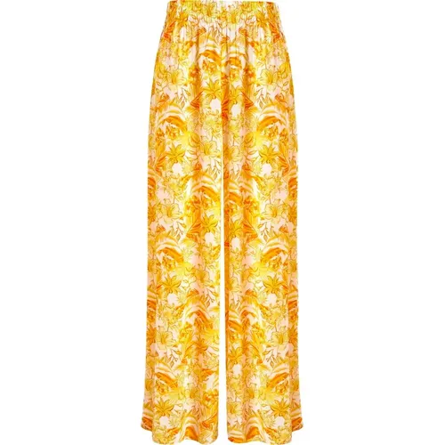 Tahiti Flowers Damen Viskose Hose - Vilebrequin - Modalova