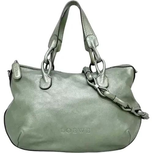 Pre-owned Leather handbags , female, Sizes: ONE SIZE - Loewe Pre-owned - Modalova