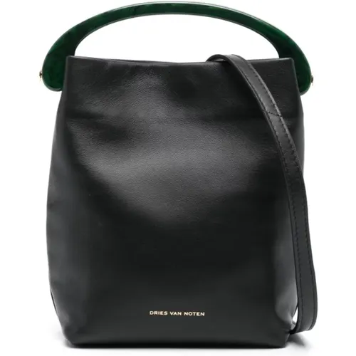 Small Leather Tote Bag , female, Sizes: ONE SIZE - Dries Van Noten - Modalova