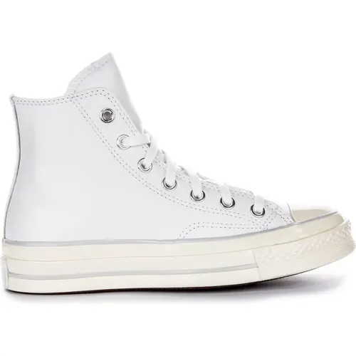 Chuck 70s High Leather Sneakers , male, Sizes: 6 UK, 5 1/2 UK, 11 UK, 10 1/2 UK, 3 1/2 UK, 4 UK, 3 UK, 9 UK, 8 UK, 7 UK, 8 1/2 UK, 10 UK, 5 UK, 7 1/2 - Converse - Modalova