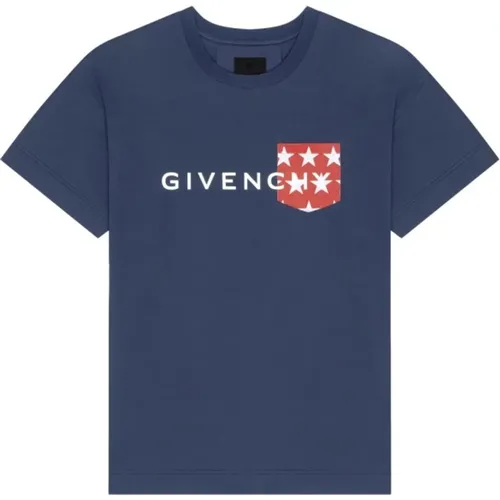 Star Pocket T-Shirt , male, Sizes: S, M - Givenchy - Modalova