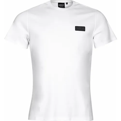 Weiße Break T-Shirt von International , Herren, Größe: L - Barbour - Modalova