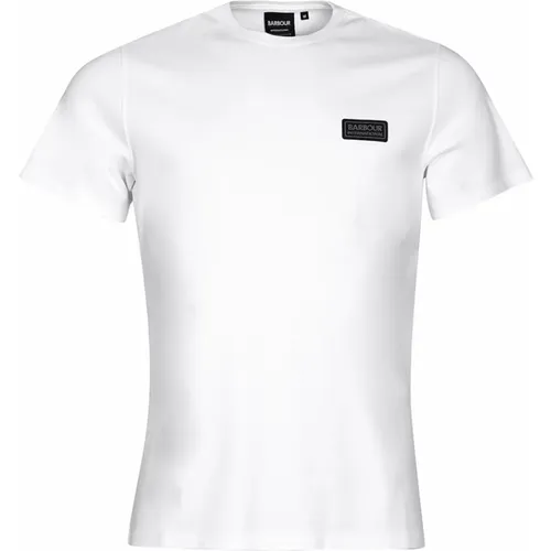 Weiße Break T-Shirt von International , Herren, Größe: M - Barbour - Modalova