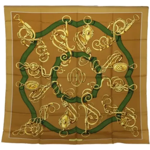 Pre-owned Silk scarves , female, Sizes: ONE SIZE - Hermès Vintage - Modalova