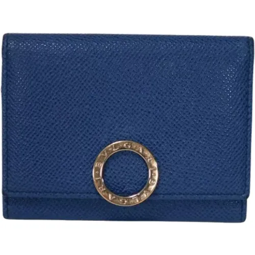 Pre-owned Leather wallets , female, Sizes: ONE SIZE - Bvlgari Vintage - Modalova