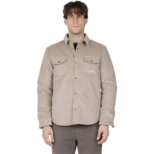 Corduroy Button-Up Jacket , male, Sizes: XL - MC2 Saint Barth - Modalova
