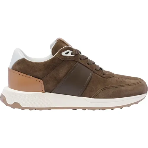 Braune Sneakers , Herren, Größe: 42 1/2 EU - TOD'S - Modalova